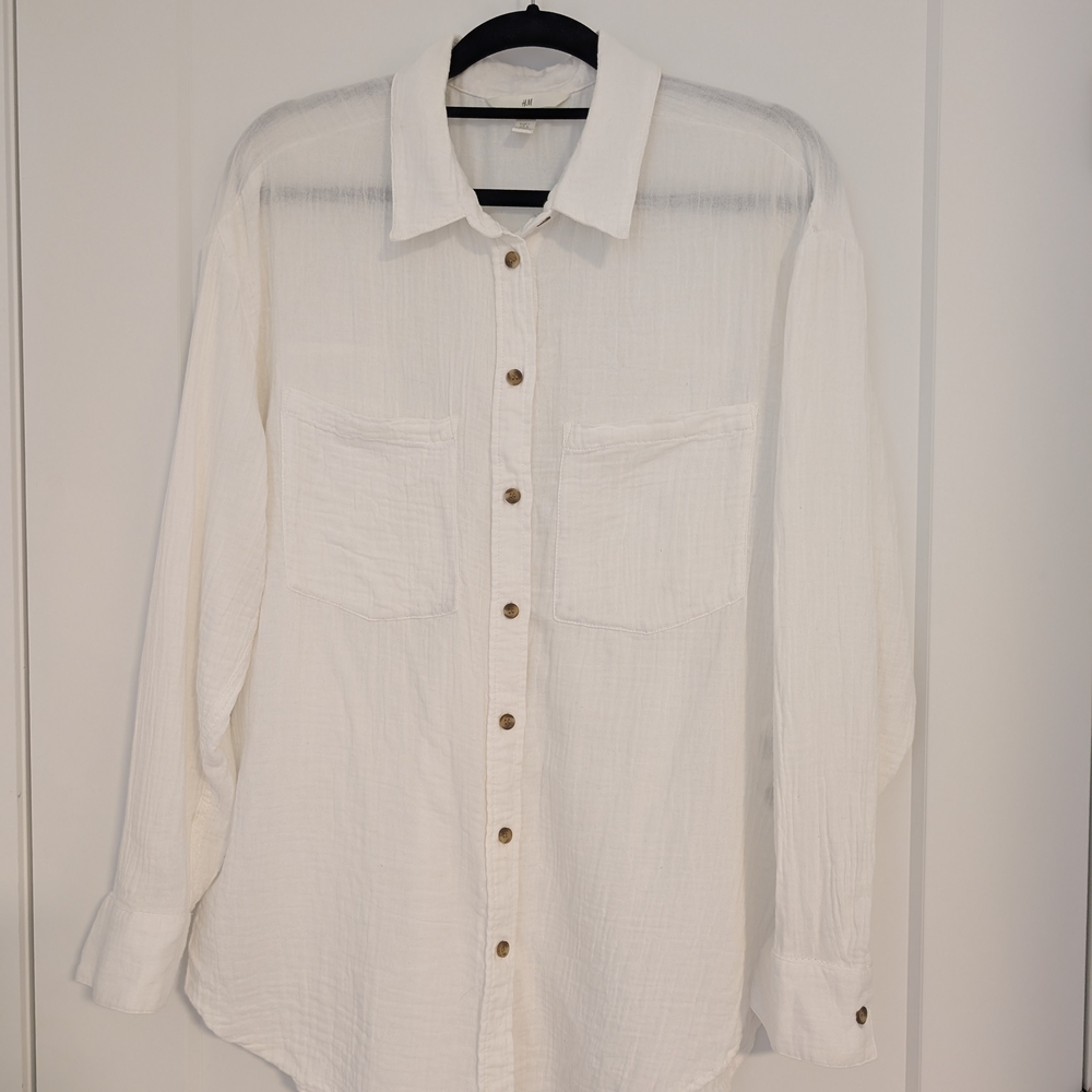 Classic White Men's Shirt